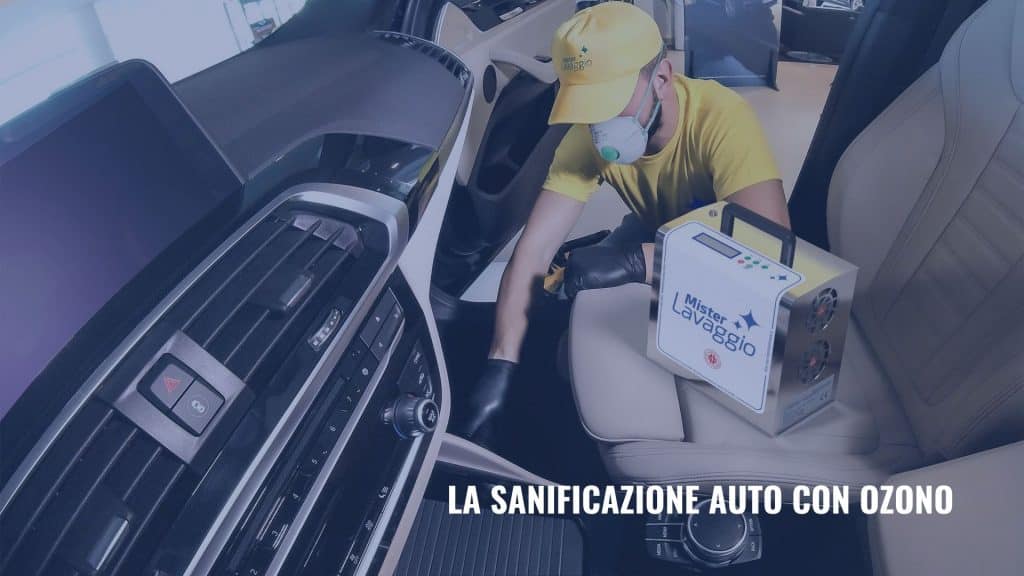 sanificazione auto con ozono mister lavaggio